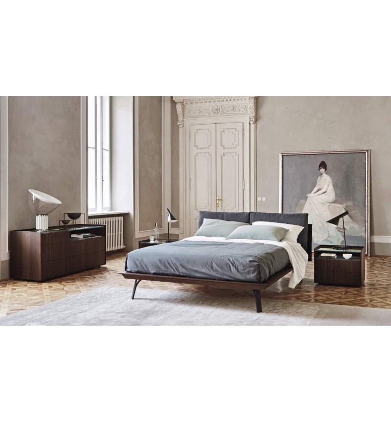 Abbraccio Legno Upholstered Bed – SANGIACOMO | Bhome by Arredi Barbàra
