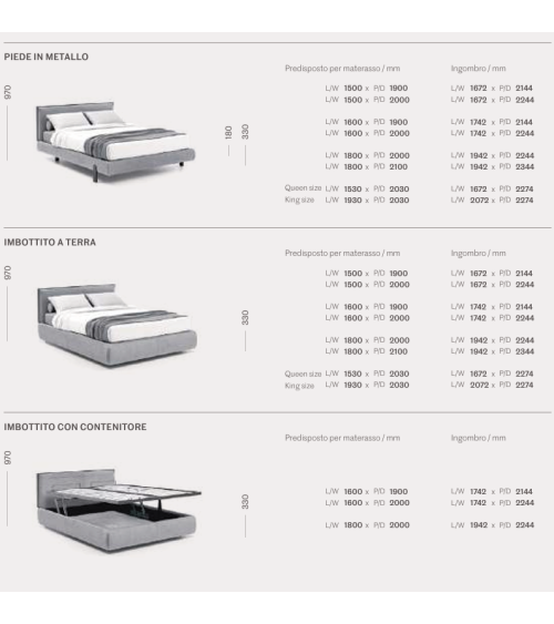 Letto Decor SANGIACOMO | Bhome by Arredi Barbàra