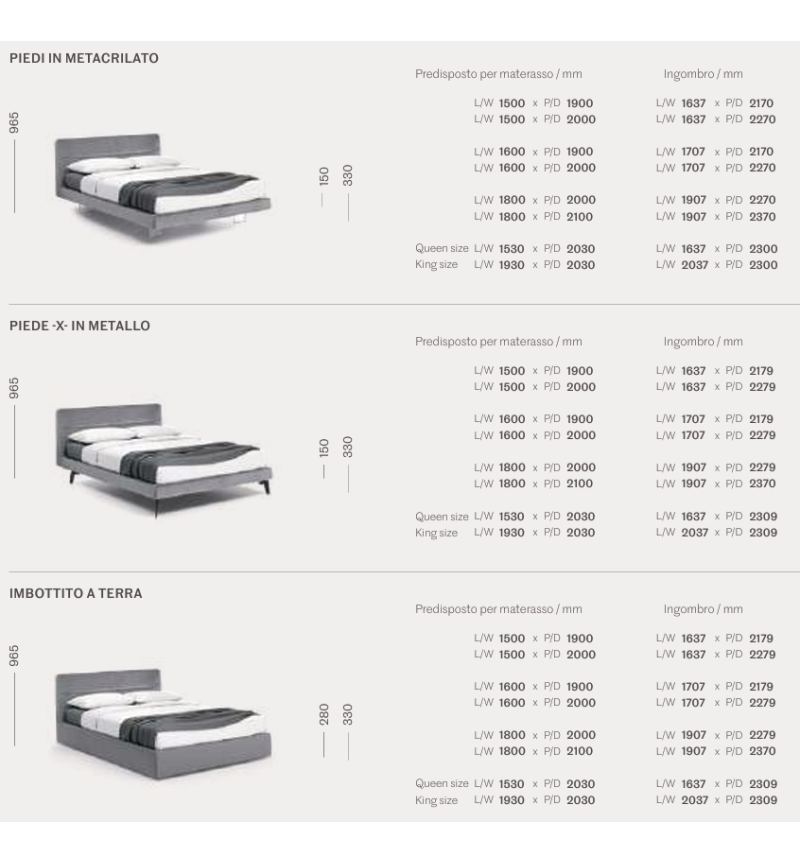 Cama tapizada Dorian – SANGIACOMO | Bhome by Arredi Barbàra