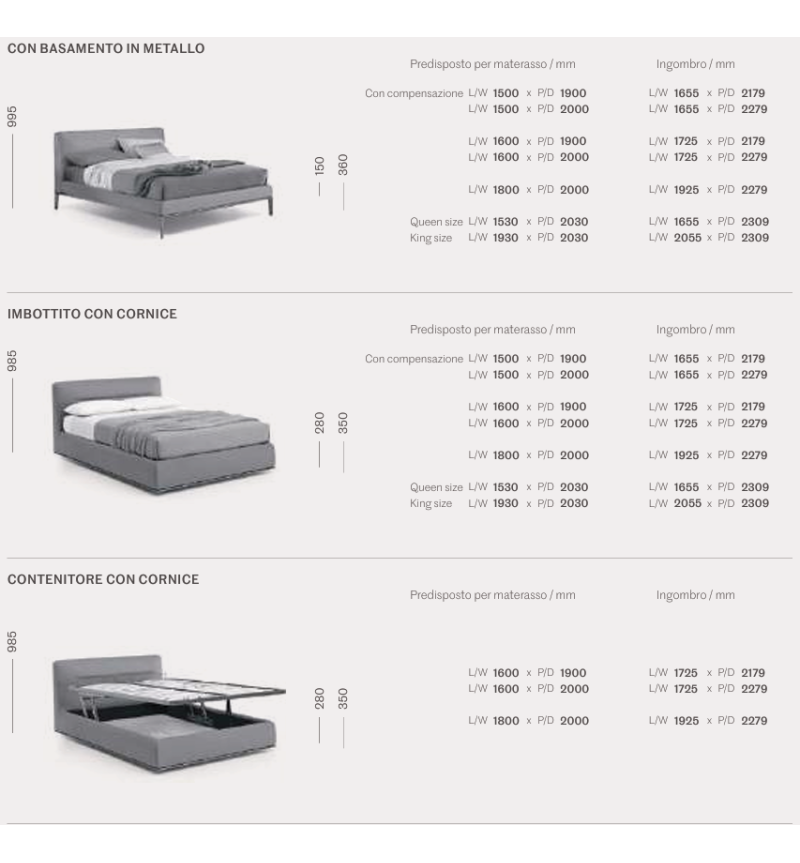 Letto Dorian SANGIACOMO | Bhome by Arredi Barbàra