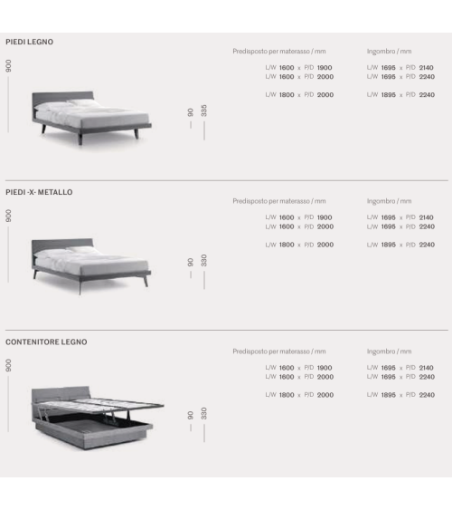 Febo 1.0 Bed – SANGIACOMO | Bhome by Arredi Barbàra