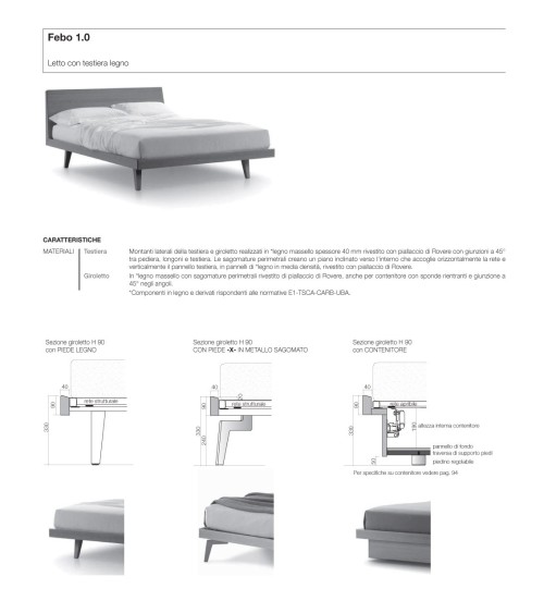 Febo 1.0 Bed – SANGIACOMO | Bhome by Arredi Barbàra
