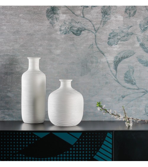 Vaso “Stripe” – TONIN CASA | Vaso ceramica rigata di design | BHOME by Arredi Barbàra