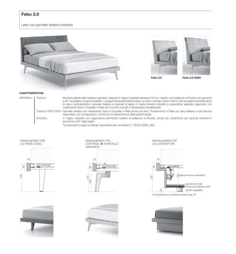 Cama Febo 2.0 – SANGIACOMO | Bhome by Arredi Barbàra
