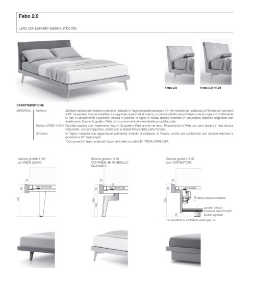Cama Febo 2.0 – SANGIACOMO | Bhome by Arredi Barbàra