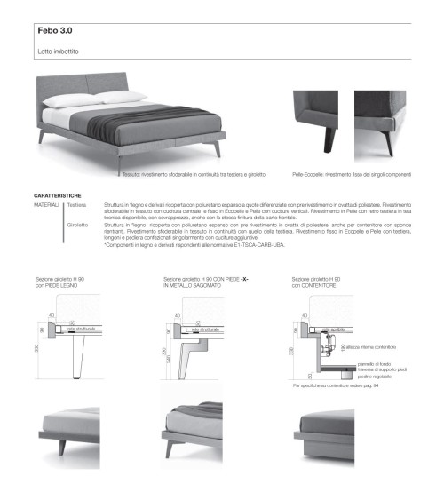 Febo 3.0 Bed – SANGIACOMO | Bhome by Arredi Barbàra