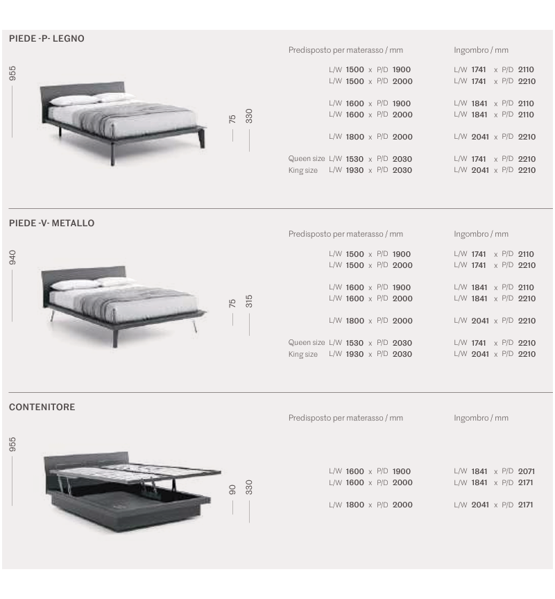 Folio Legno Bed – SANGIACOMO | Bhome by Arredi Barbàra