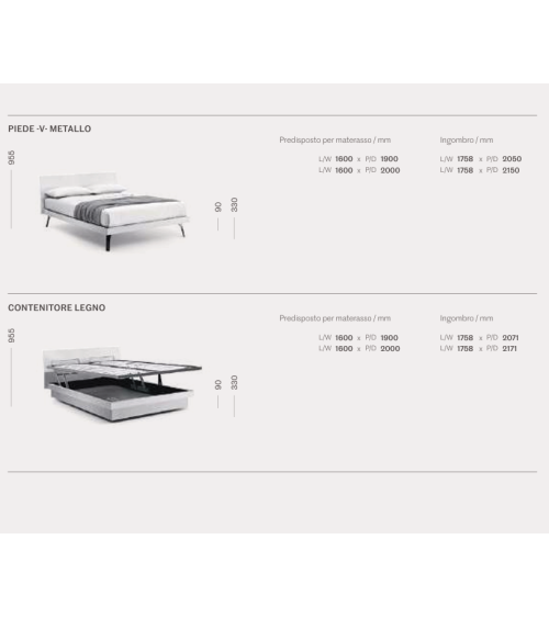 Cama Folio Graphic – SANGIACOMO | Bhome by Arredi Barbàra