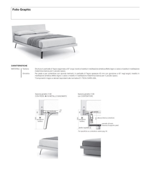 Folio Graphic Bed – SANGIACOMO | Bhome by Arredi Barbàra