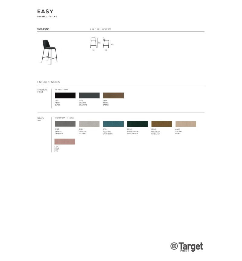 Tabouret Easy Target Point | Bhome by Arredi Barbàra