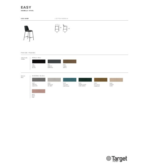 Taburete Easy Target Point | Bhome by Arredi Barbàra