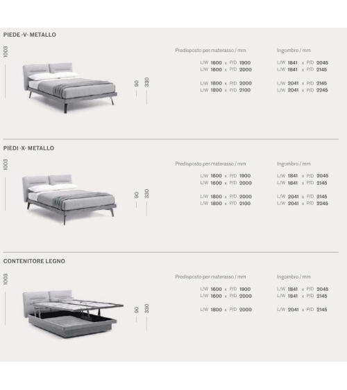 Cama Milo – SANGIACOMO | BHOME by Arredi Barbàra