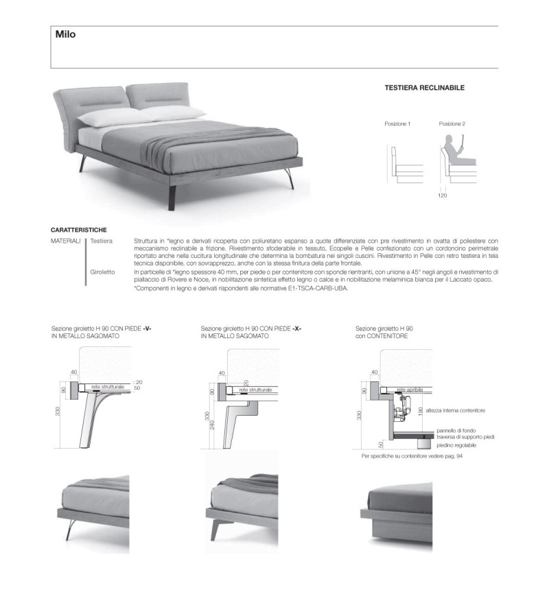 Cama Milo – SANGIACOMO | BHOME by Arredi Barbàra