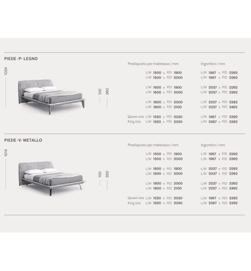 Peplo Bed – SANGIACOMO | BHOME by Arredi Barbàra