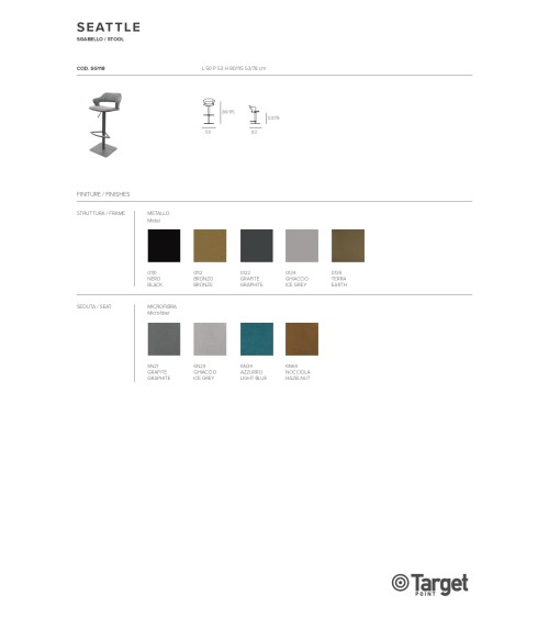 Taburete Seattle Target Point | Bhome by Arredi Barbàra