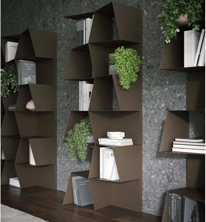 Librería Checker Tonin Casa | Diseño Italiano Elegante