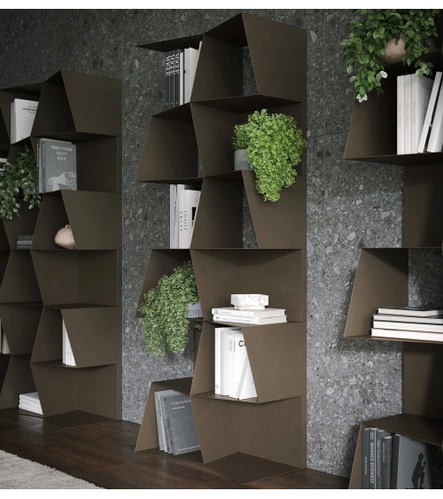 Librería Checker Tonin Casa | Diseño Italiano Elegante