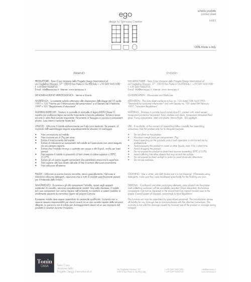 Ego Vitrine Tonin Casa – Eleganz aus Kristall | BHOME by Arredi Barbàra