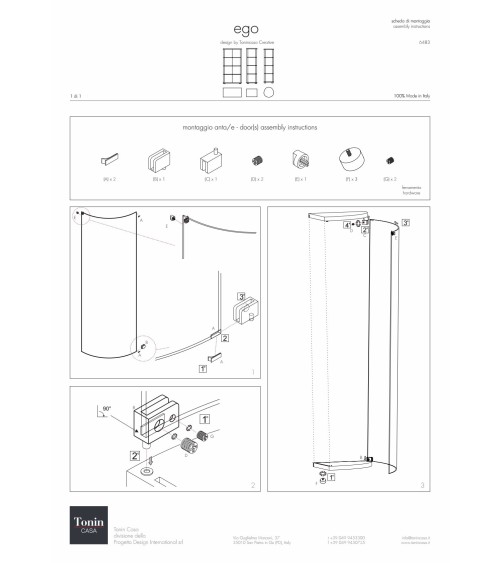 Vitrina Ego Tonin Casa – Elegancia en cristal | BHOME by Arredi Barbàra