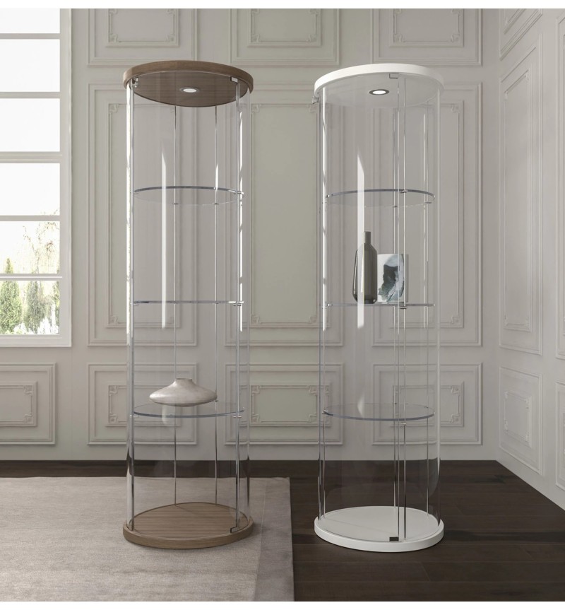 Ego Round Vitrine Tonin Casa – Geschwungenes Design und Eleganz | BHOME by Arredi Barbàra