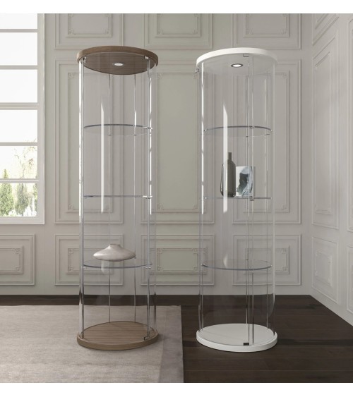 Vetrina Ego Round Tonin Casa – Design Curvo ed Eleganza | BHOME by Arredi Barbàra