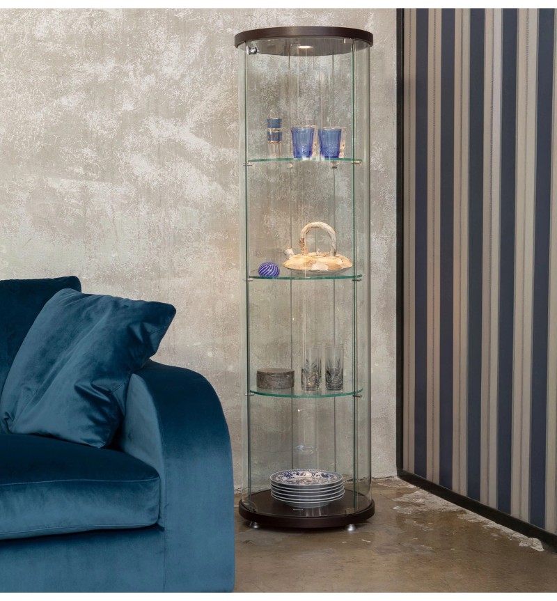Vetrina Ego Round Tonin Casa – Design Curvo ed Eleganza | BHOME by Arredi Barbàra