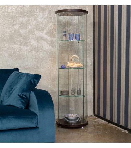 Ego Round display cabinet Tonin Casa – Curved Design and Elegance | BHOME by Arredi Barbàra