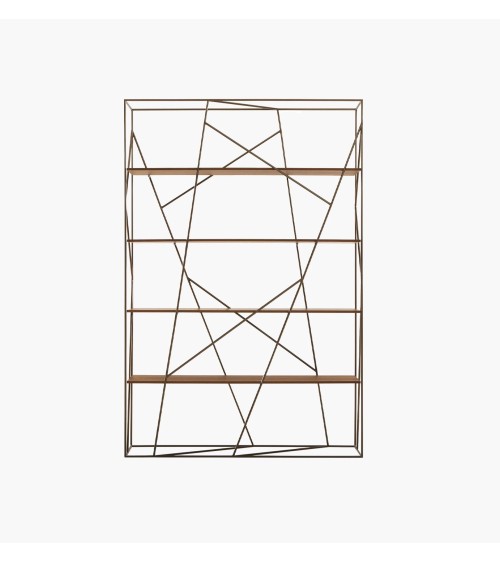 Naviglio bookcase Tonin Casa – Geometric Design | BHOME by Arredi Barbàra