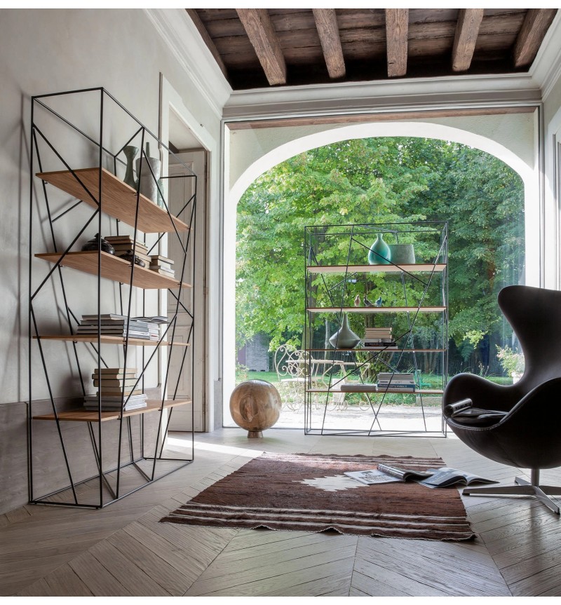 Libreria Naviglio Tonin Casa – Design Geometrico | BHOME by Arredi Barbàra