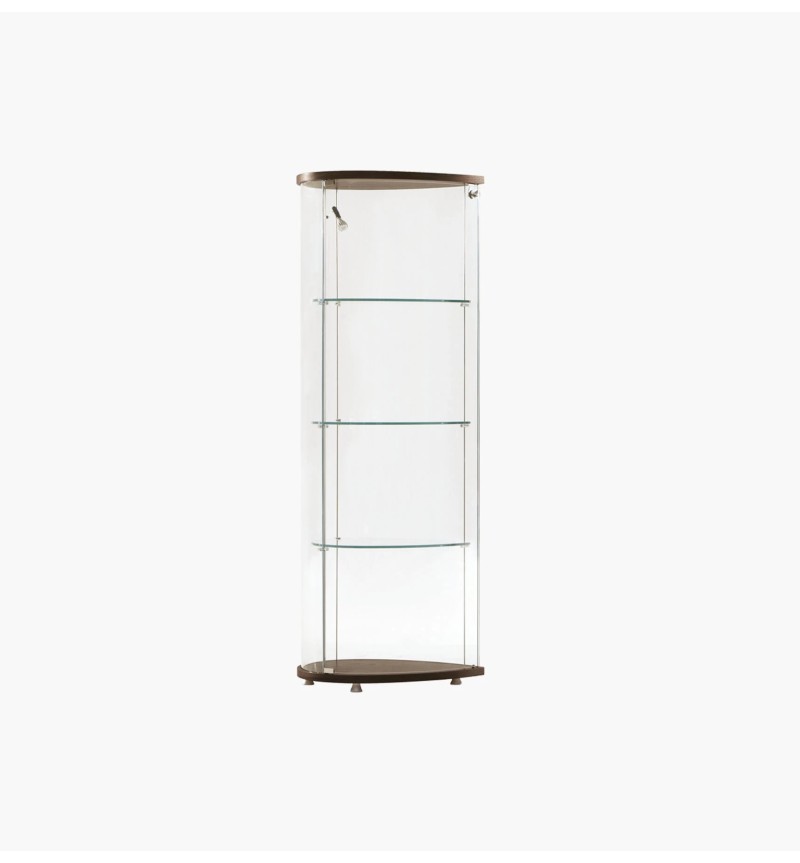 Olivella Vitrine Tonin Casa – Gebogenes Glas und Licht | BHOME by Arredi Barbàra