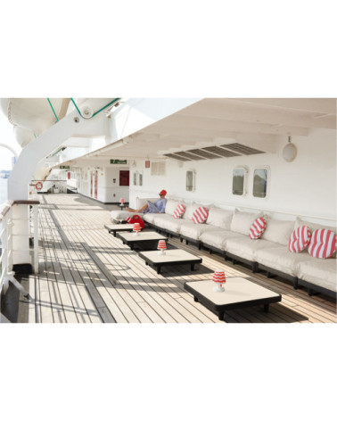 Poltrona lounge modulare da esterno "Paletti Seat" | BHOME by Arredi Barbàra