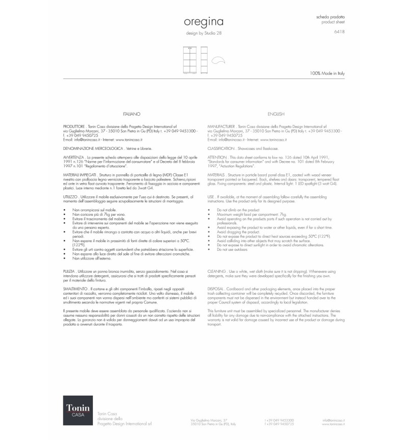 Vetrina Oregina Tonin Casa – Eleganza Verticale | BHOME by Arredi Barbàra