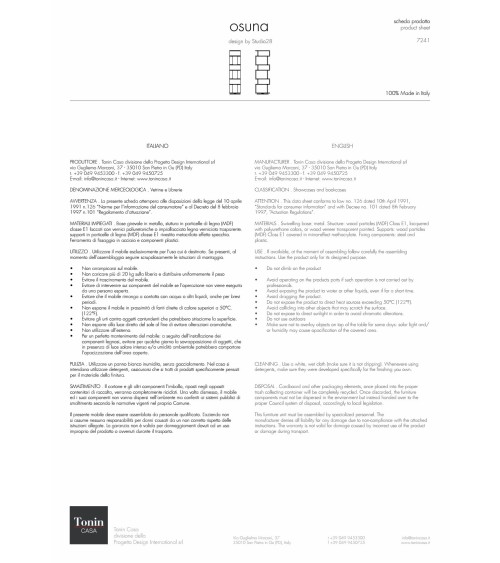 Osuna bookcase Tonin Casa – Vertical Rotating Design | BHOME by Arredi Barbàra