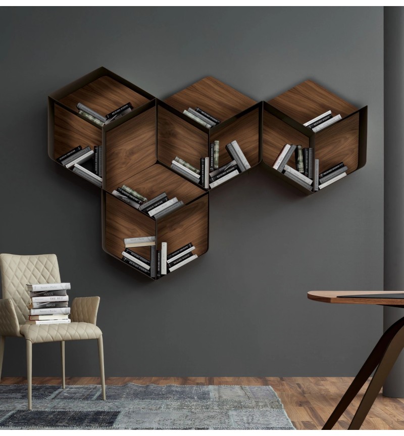 Pangea bookcase Tonin Casa – Modular System | BHOME by Arredi Barbàra