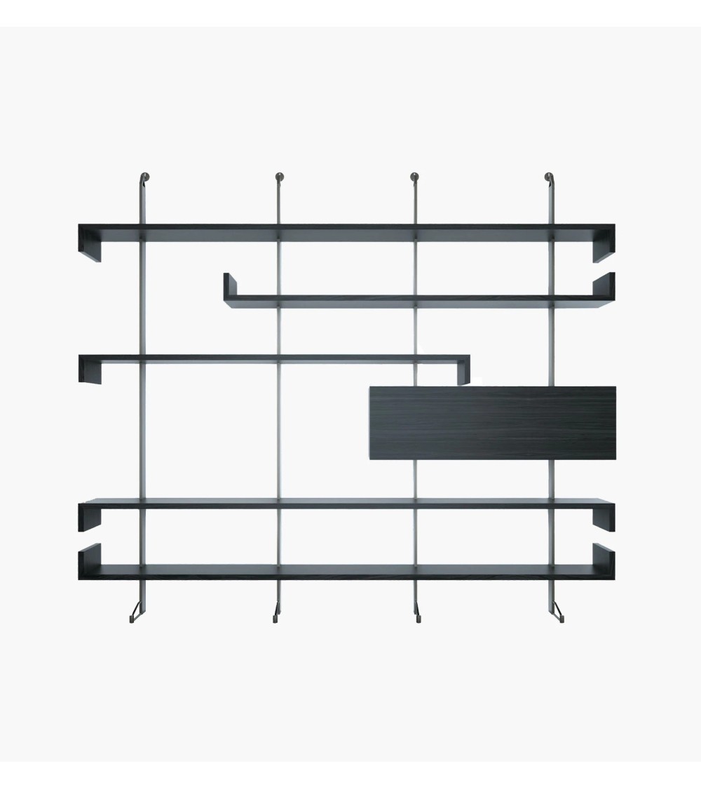 Librería Plan Tonin Casa – Sistema modular de pared | BHOME by Arredi Barbàra