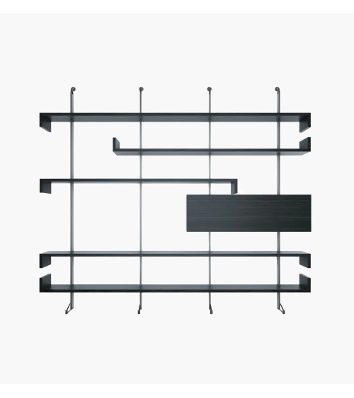 Plan Bücherregal Tonin Casa – Modulares Wandsystem | BHOME by Arredi Barbàra