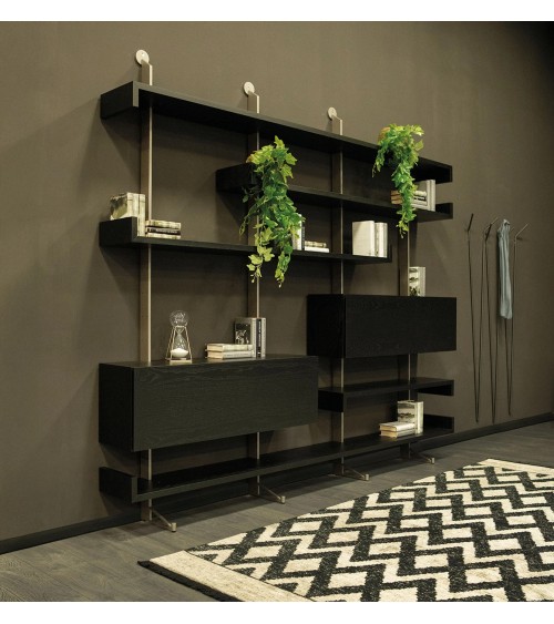 Plan bookcase Tonin Casa – Modular Wall System | BHOME by Arredi Barbàra