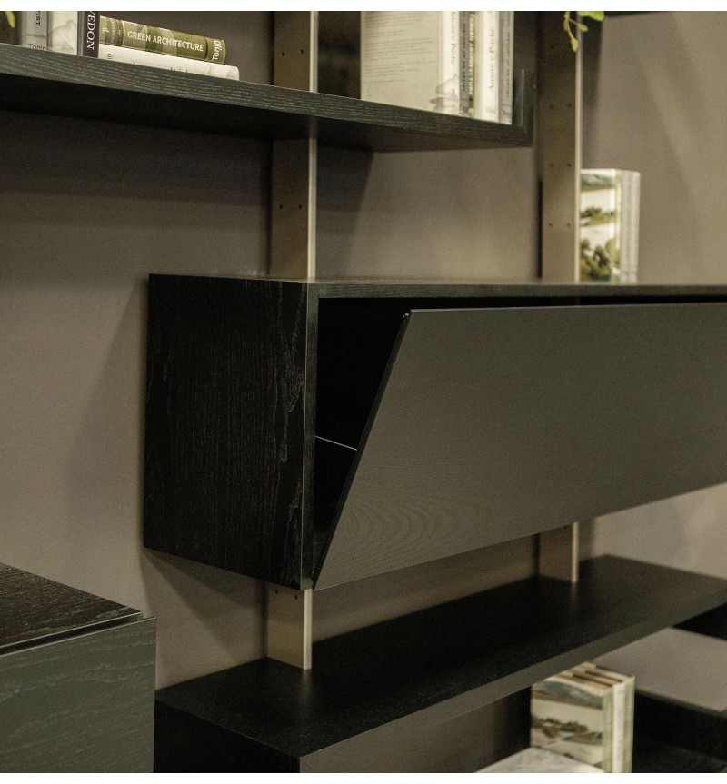 Plan bookcase Tonin Casa – Modular Wall System | BHOME by Arredi Barbàra