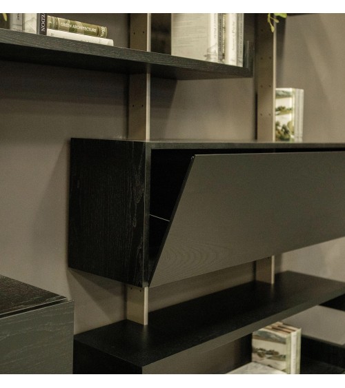 Librería Plan Tonin Casa – Sistema modular de pared | BHOME by Arredi Barbàra