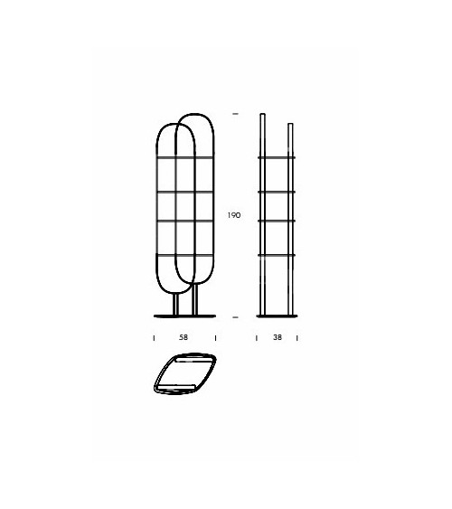 Bibliothèque Sand Tonin Casa – Design sculptural | BHOME by Arredi Barbàra