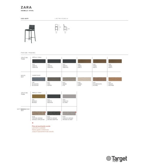 Hocker Zara – Target Point | Bhome by Arredi Barbàra