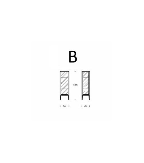 Vitrina Venus Tonin Casa | Diseño Italiano Elegante