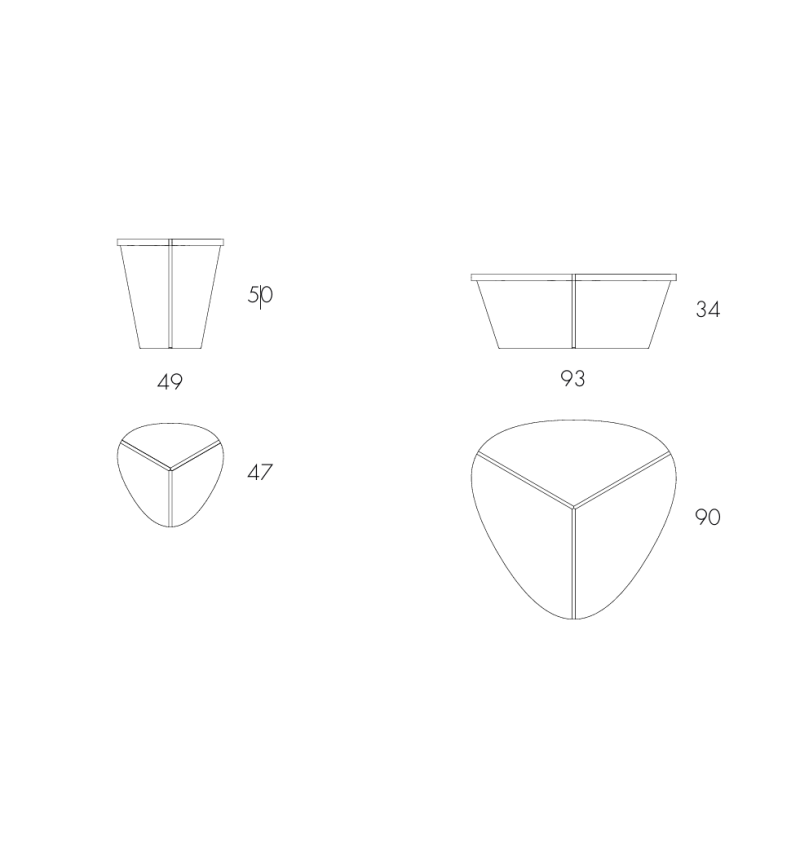 Mesa de centro Aida – Tonin Casa | Bhome by Arredi Barbàra