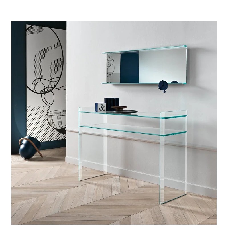 Quiller glass console Tonelli | BHOME by Arredi Barbàra