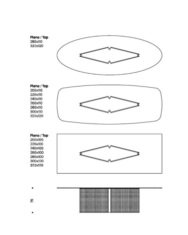 Tall table Bow oval Tonelli | BHOME by Arredi Barbàra