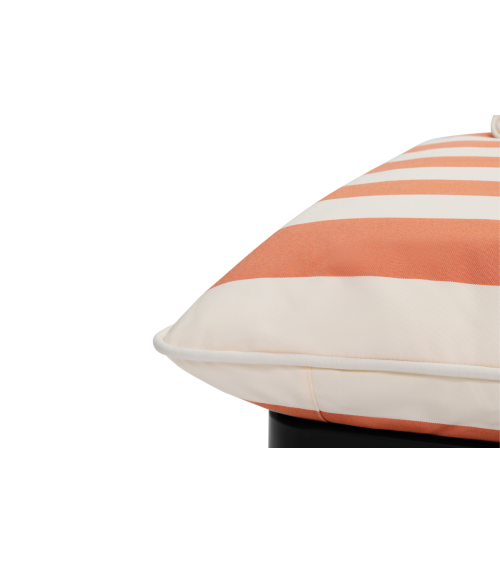 Set lounge modulare da esterno "Paletti Set Large + Table Left Stripe Orange Creme" | BHOME by Arredi Barbàra