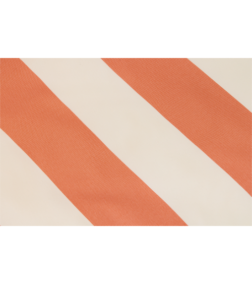 Set lounge modulare da esterno "Paletti Set Large + Table Left Stripe Orange Creme" | BHOME by Arredi Barbàra