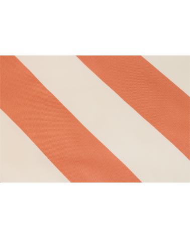 Set lounge modulare da esterno "Paletti Set Large + Table Left Stripe Orange Creme" | BHOME by Arredi Barbàra