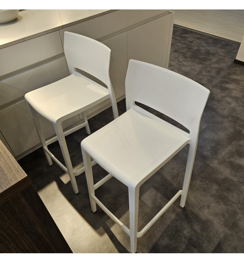 Sgabello Dakota VENETA CUCINE Bianco | Bhome by Arredi Barbàra