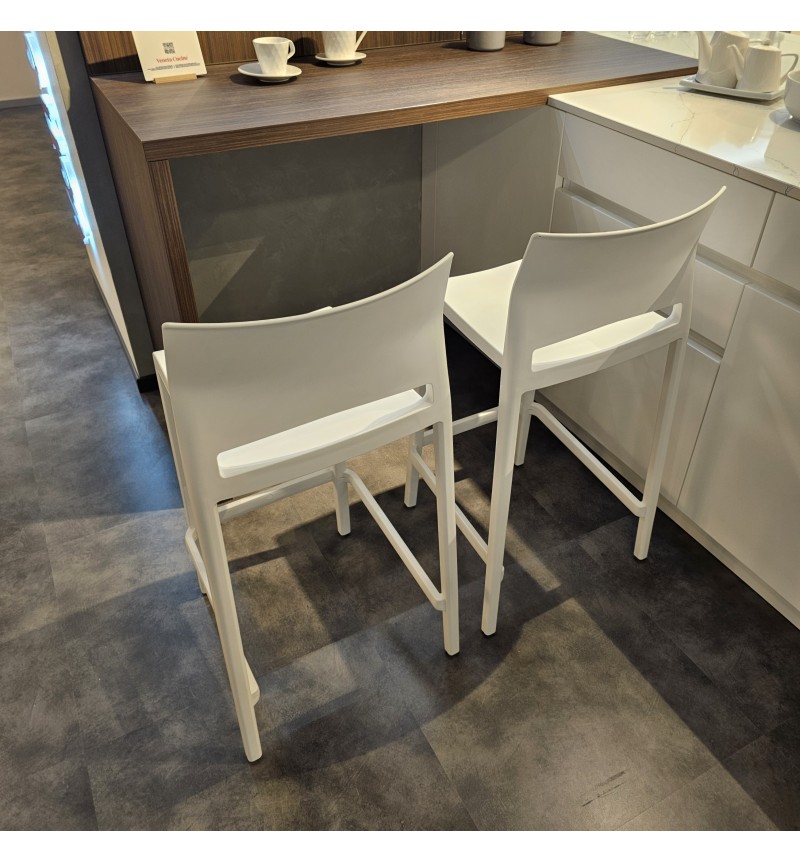 Sgabello Dakota VENETA CUCINE Bianco | Bhome by Arredi Barbàra